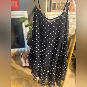 H&M — polka dot mini dress